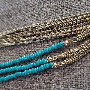 Triple Bead + Chain Necklace